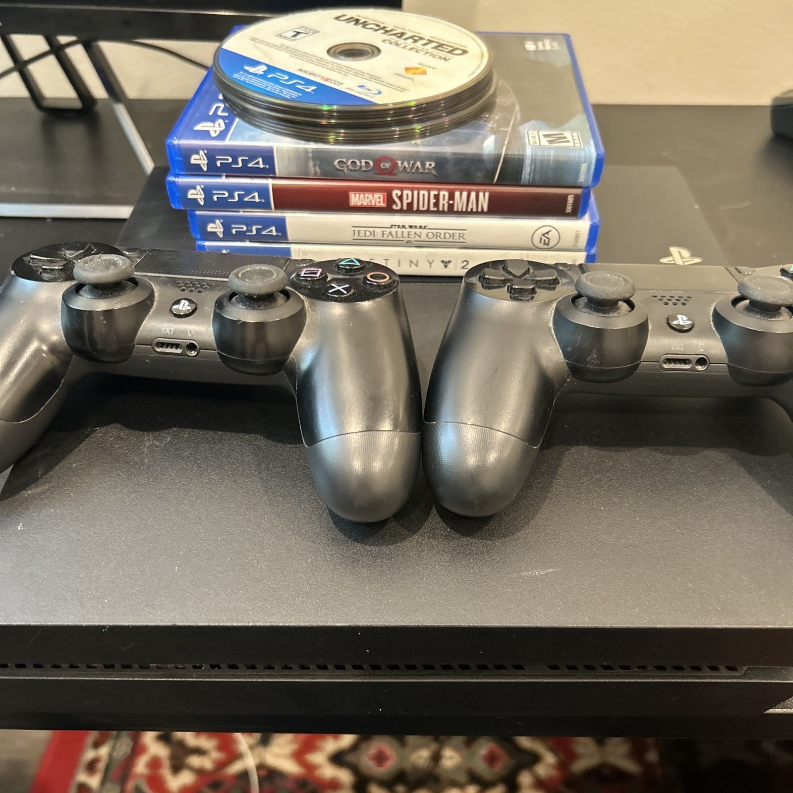 PS4 Console With 2 Controllers 15 Games
