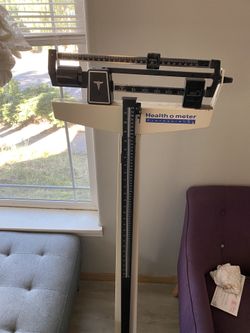 Health o meter 402LB Mechanical Beam Scale, Height Rod