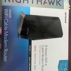 Netgear AX8 Nighthawk Wi-Fi Cable Modem Router