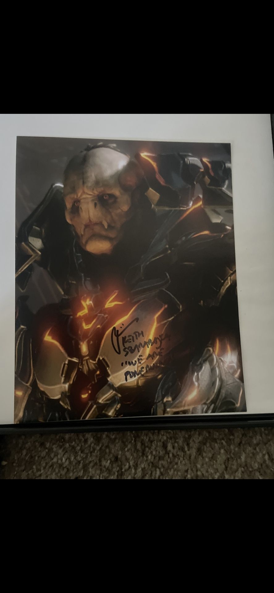Signed Halo Poster