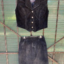 Suede Vest And Skirt Wilson’s