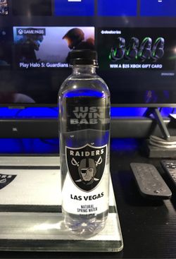 Raiders water bottle