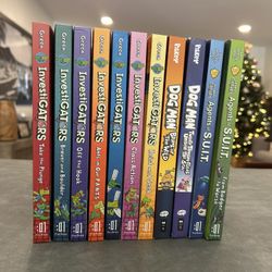 10 Kids Books: Dog Man, Investigators, and And Agents Of S.U.I.T.