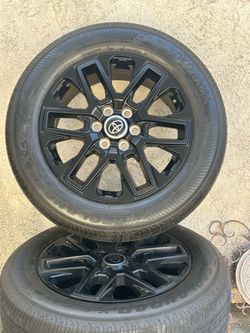 Tires anrims for Toyota Tundra 2024