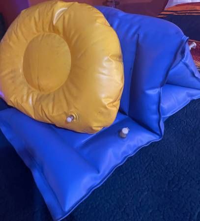 Inflatable Lounge chairs (2) and a pillow