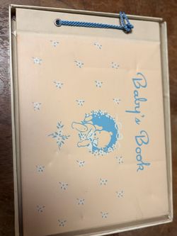 Antique baby book