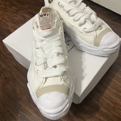 🚨🔥Maison Mihara Yasuhiro Hank OG Canvas Low White MENS SIZE 11 