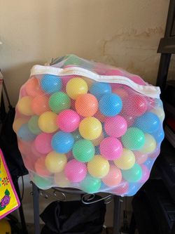 Free bag of plastic balls