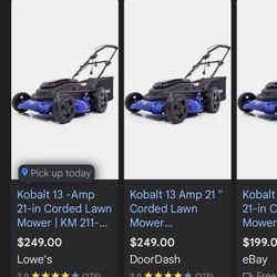 Kolbalt 13 - 21in Corded Lawn Mower 