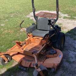 Scag wildcat zero turn mower61” deck 27hp kohler motor.