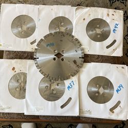 7 Diamond Cutting Blades 8” Inch 