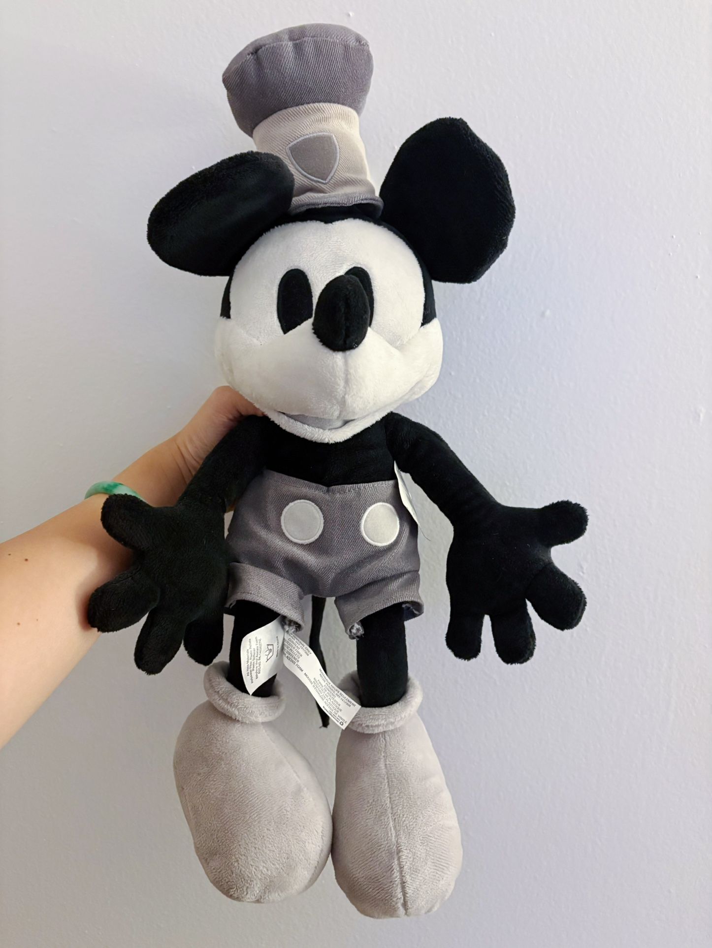 Black And White Version Mickey Mouse Plush