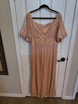 Gold Sequin Gown