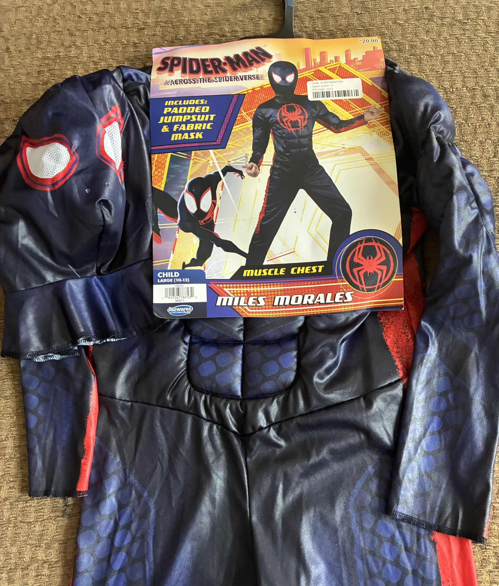 Spider-Man Miles Morales Costume 10/12 