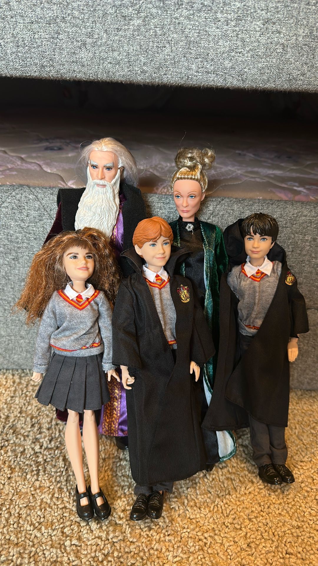 Harry Potter Dolls, Barbies, Set With Clothes