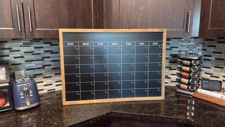 Chalkboard calendar