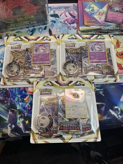 Pokemon TCG Sword & Shield Astral Radiance: 3 Booster Pack Blister Evee/ Sylveon