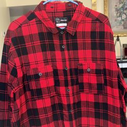 XL Red Flannel