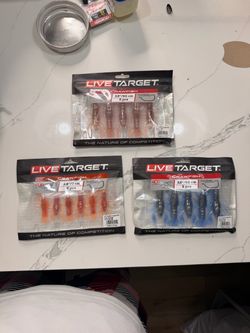 Live Target Crawfish Soft Bait Lures – 3 Packs