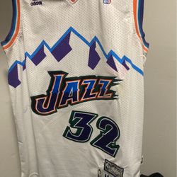 Karl Malone Utah Jazz Throwback Jersey 