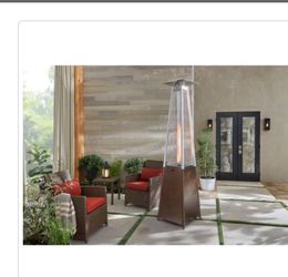 Hampton Bay 42,000 BTU Gold Gas Patio Heater