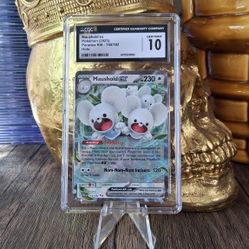 POKÉMON CARD MAUSHOLD PARADOX RIFT HOLO - CGC - GEM MINT 10