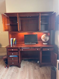 Office desk 66” L x 24” W x  76.5” H