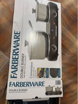 Double electric burner