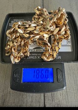 Miami Cuban link 10k 186 grams 10mm