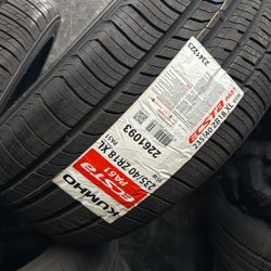 235/40/18 Kumho Tires