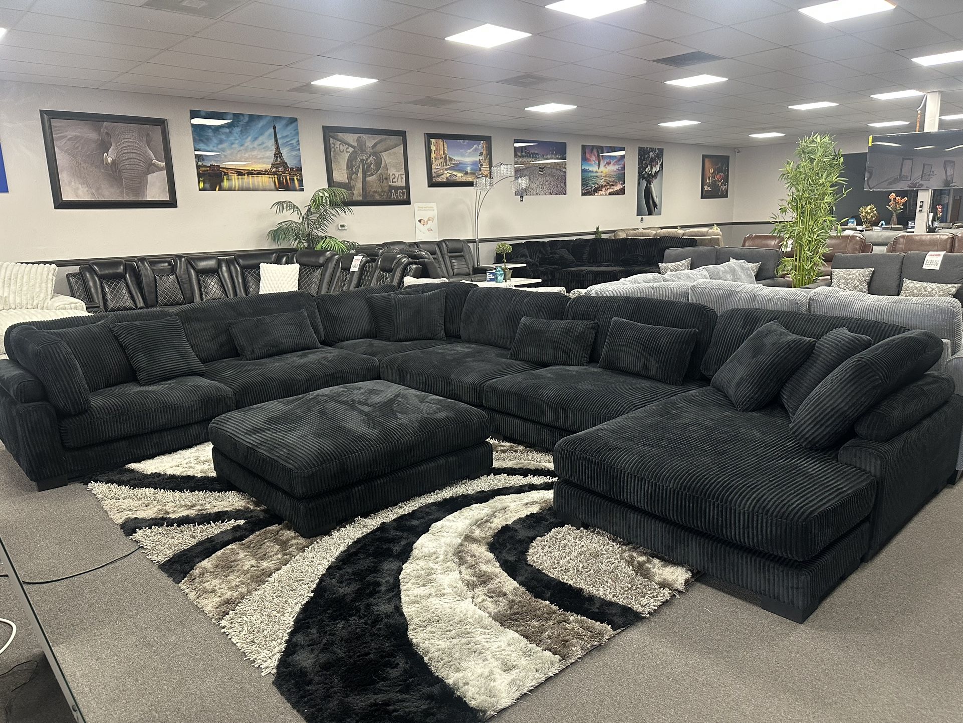 Huge Family Sofa Sectional Oversized 