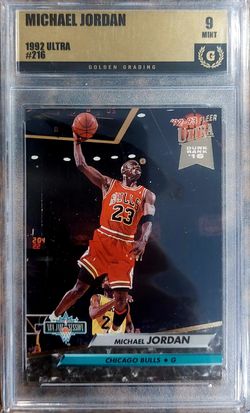 1992 Ultra Jam Session Michael Jordan #216 - Mint 9, Beautiful Card, GOAT, HOF📈