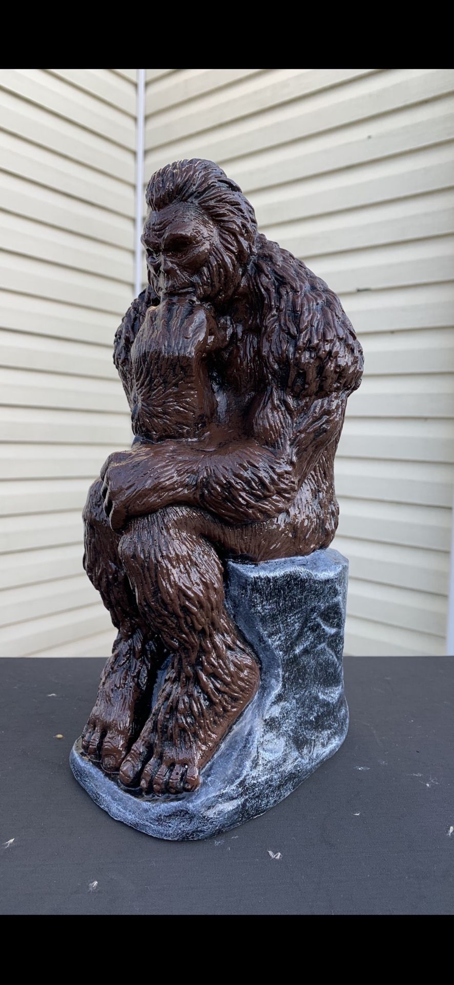The Bigfoot Thinking Statue
