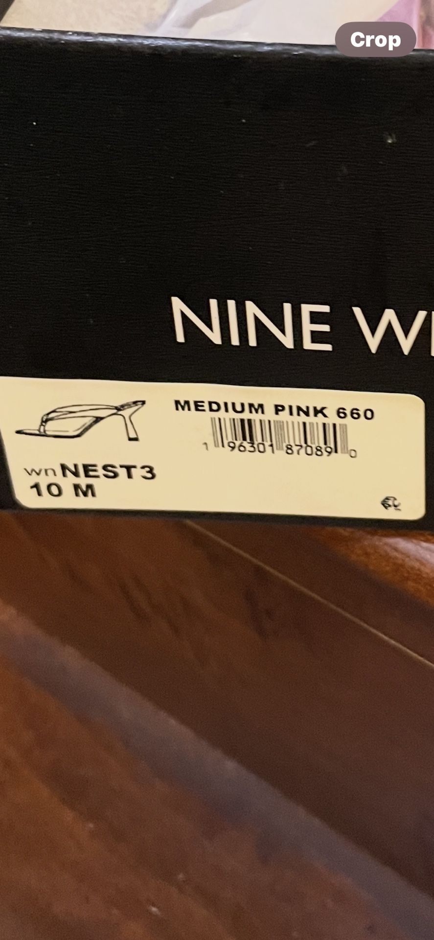 Nine West NEST3 Pink Block Heel Sandals Women’s Size 10M New Box No Lid