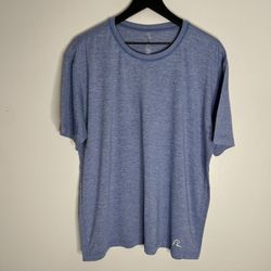 Rhoback Golf Performance Shirt Mens Medium Blue