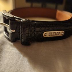 Vintage Ralph Lauren Black Leather Belt M