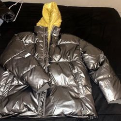 Large Metallic Jacket