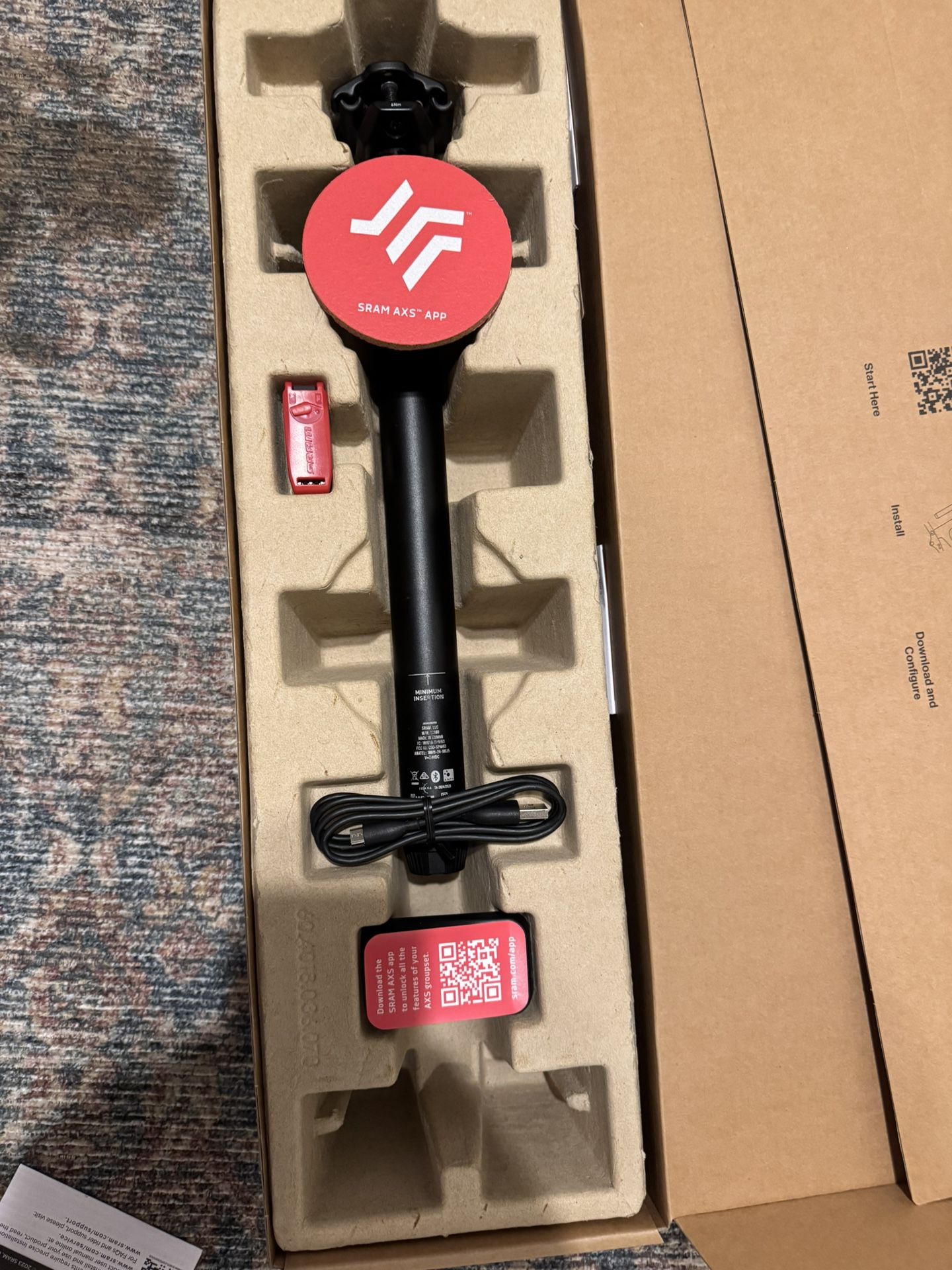 SRAM AXS Reverb B1 Dropper Post – 30.9mm, 175mm – Like New