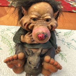 Troll: Vintage Original Nord Souvenir - Funny Troll Figurine, Like New