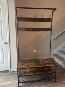 Shoe Rack and Coat Rack