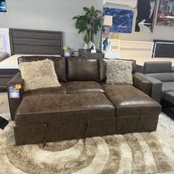 Pull Out Sleeper Sofa With Storage Only $599