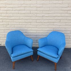 Blue Hotel Armchairs - Bulk Deal $12-$25 Per 