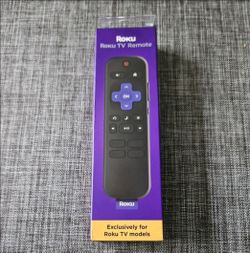 Roku TV Remote Control (Official Manufacturer Product)
Simple Setup & Pre-Set App Shortcuts - Replacement Remote Compatible with RokuTV Models ONLY