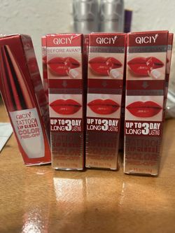 Tattoo lip gloss