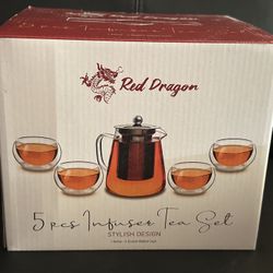 5 Pcs Infuser Tea Set