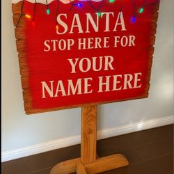 Custom Personalized CHRISTMAS SIGN