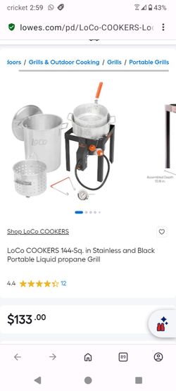 Loco Cooker 30 qt. Fry Steam Pot