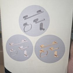 Matte Towel Rack Set New In Box