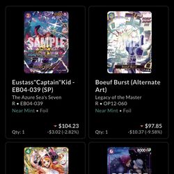 Bandai One Piece Trading Card Game