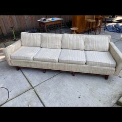 Mid Century 8.5 Ft Couch 